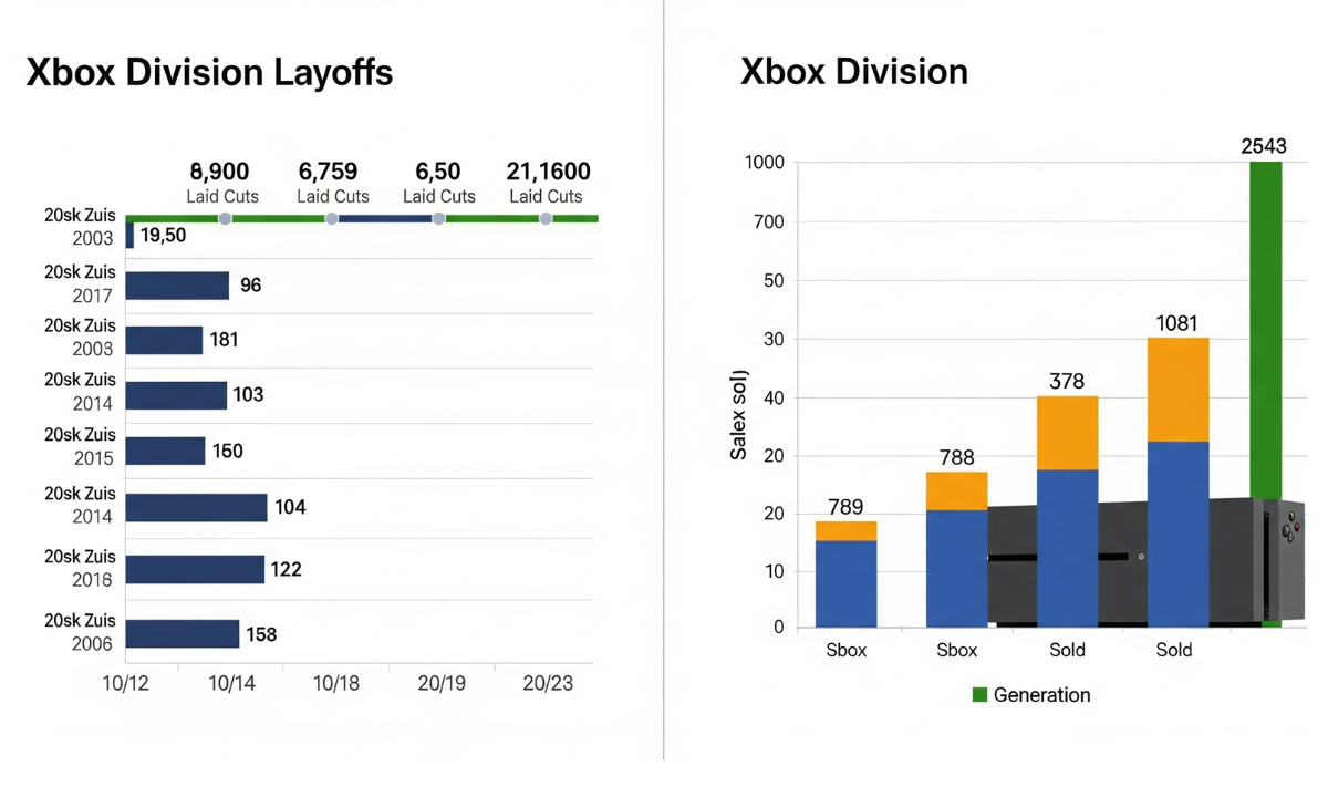 Xbox Division Job Cuts: Thousands at Microsoft Brace for Yet Another Round of Layoffs