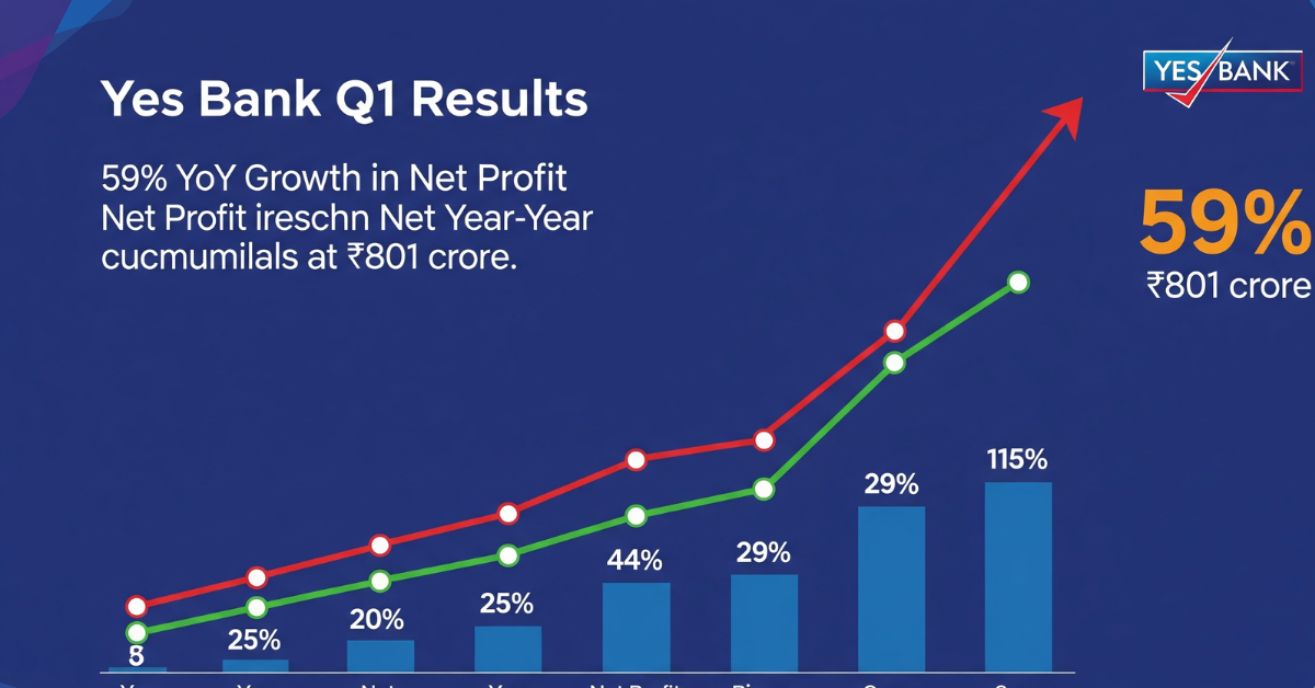 Yes Bank Q1 Results 2025: Net Profit Surges 59% to ₹801 Crore