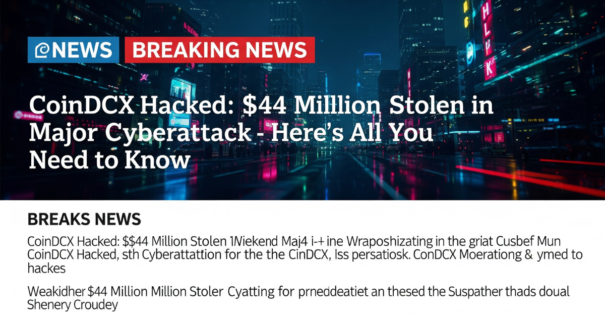 CoinDCX Hacked